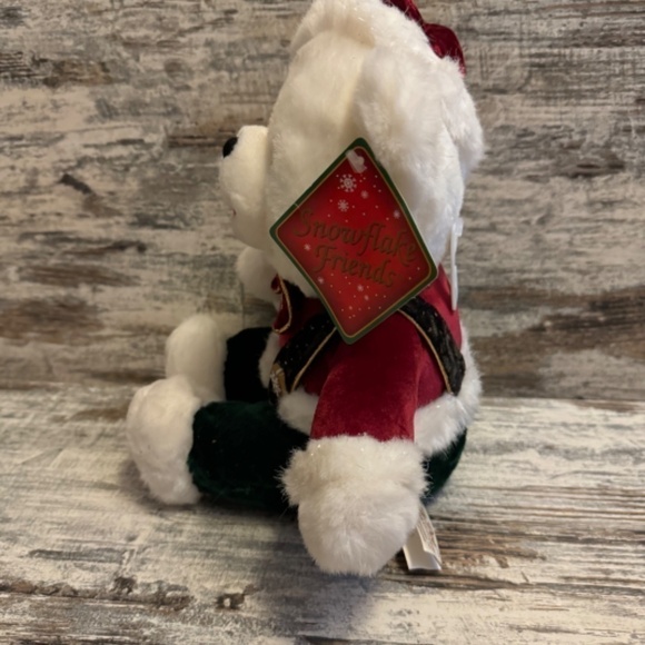 DanDee 2002 Christmas Bear Snowflake Friends Plush - Picture 3 of 6